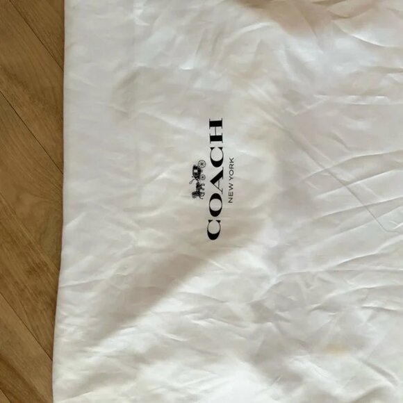 NWOT AUTHENTIC COACH ZOE BROWN PATENT LEATHER LARGE HOBO HANDBAG & DUSTY $500 - Picture 10 of 10